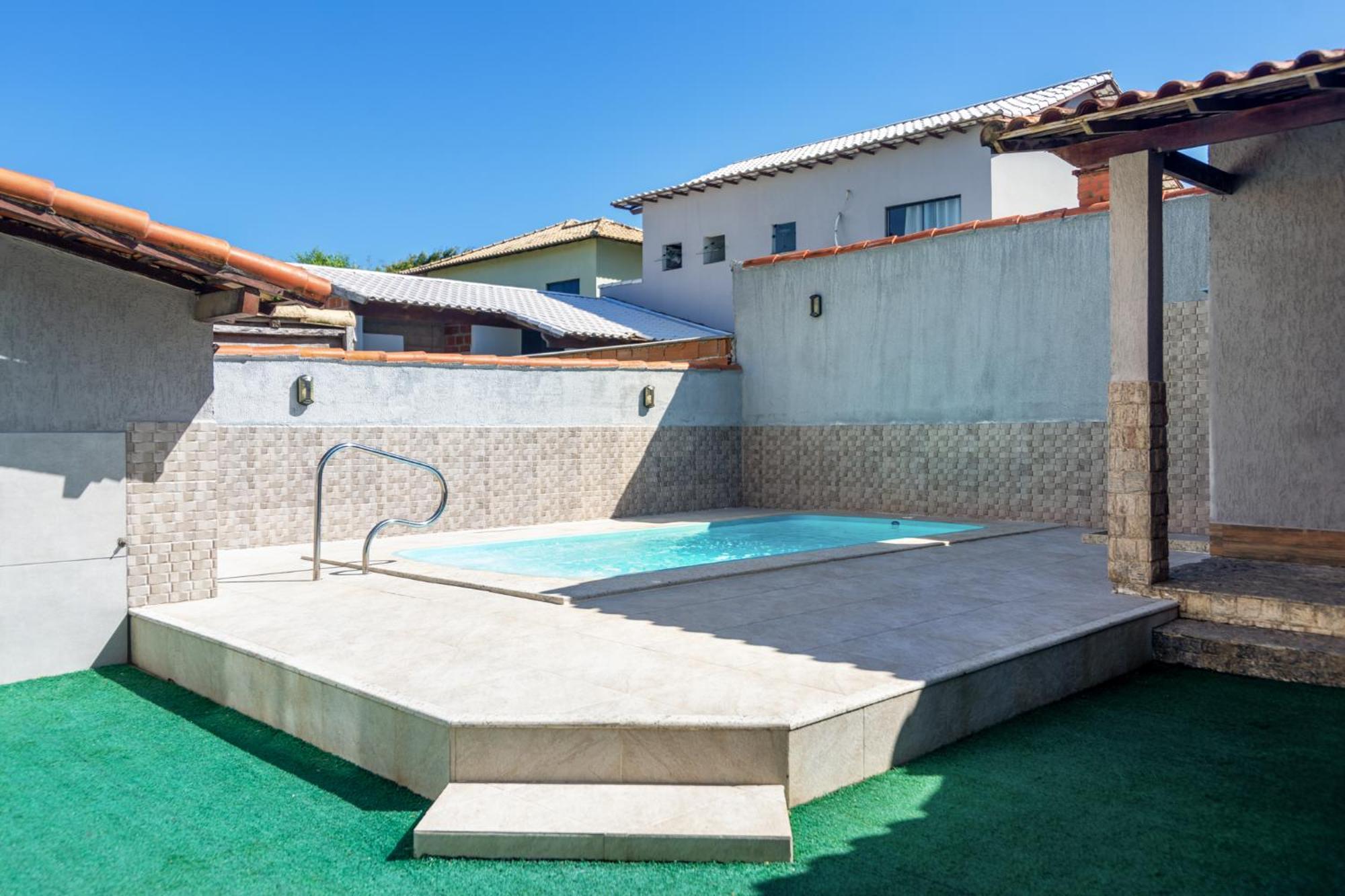 Refugio Tropical Casa De Praia Com Piscina Aquecida E 4 Suites E Garagem 3 Carros, 800 Mtrs Da Praia Internet 700 Mbps, Condominio Privado Com Pista De Skate , Quadra De Futevolei , Campos E Quadras De Futebol! Cabo Frio Zewnętrze zdjęcie