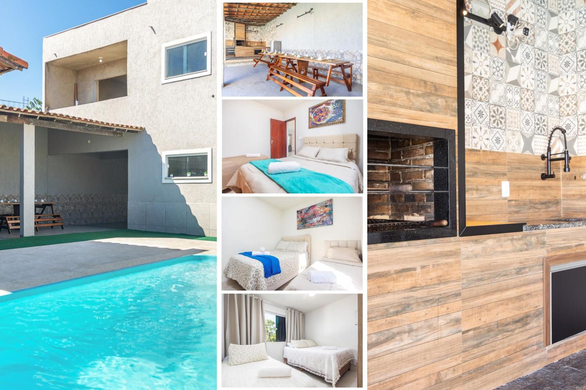 Refugio Tropical Casa De Praia Com Piscina Aquecida E 4 Suites E Garagem 3 Carros, 800 Mtrs Da Praia Internet 700 Mbps, Condominio Privado Com Pista De Skate , Quadra De Futevolei , Campos E Quadras De Futebol! Cabo Frio Zewnętrze zdjęcie